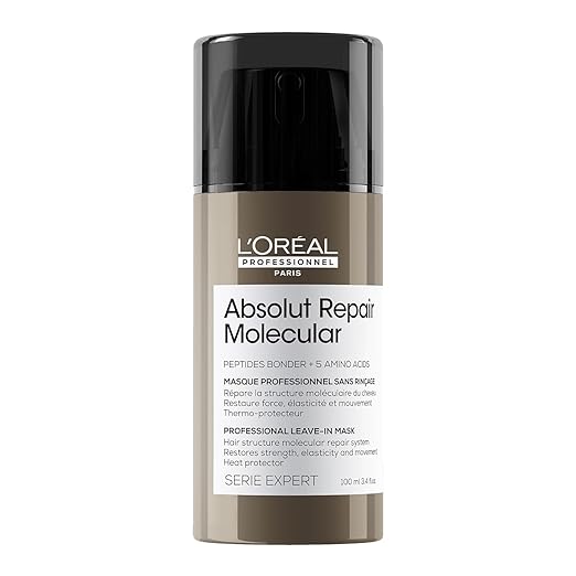 LOREAL ABSOLUT REPAIR MOLECULAR LEAVE-IN MASK 100ML